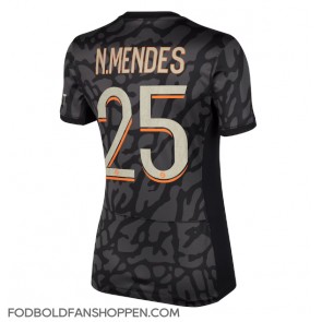 Paris Saint-Germain Nuno Mendes #25 Tredjetrøje Dame 2023-24 Kortærmet